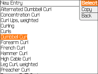 Strength Training on BlackBerry Curve